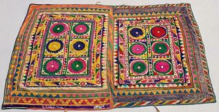 70 " X 48 " Handmade Embroidery Old Tribal Ethnic Wall Hanging Decor Tapestry