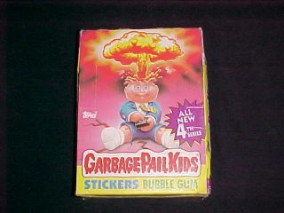 1986 Garbage Pail Kids 4th Series Full Box 48 Factory Wax Packs Usa