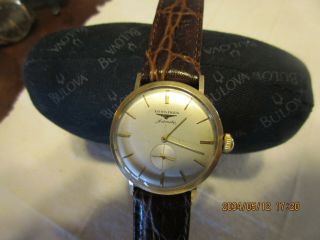 Vintage Longines Admiral 1200 Automatic 10k Gf Gold Filled