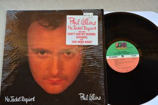 Phil Collins No Jacket Required Atlantic Record 81240 Vinyl Lp 1985 Nm In Shrink