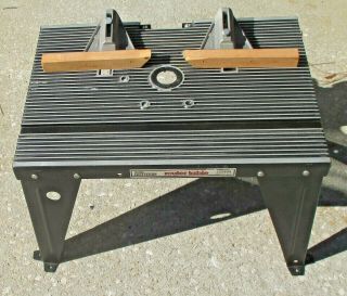 Vintage Sears Craftsman Router Table 9.  25444 All Metal 13 " X 18 "