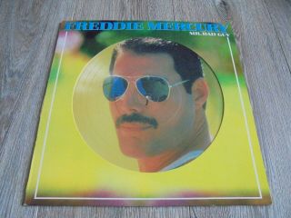Queen/freddie Mercury - Mr.  Bad Guy 1985 Usa Lp Columbia Picture Disc