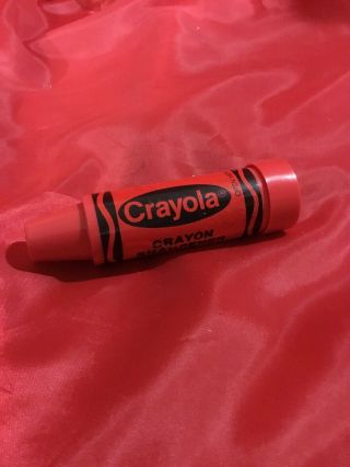 Vintage Crayola Crayon Sharpener Red 1978
