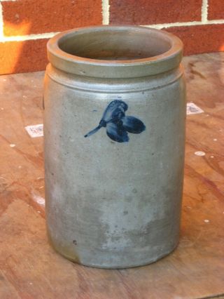 Antique Stoneware crock,  Attributed to Peter Hermann,  Baltimore 3