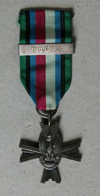Cross Of Combat Action Of The Polish Armed Forces In The West - Bologna