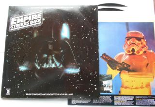 John Williams Star Wars Empire Strikes Back Canada 1980 Ost 2 Lp W/ Booklet