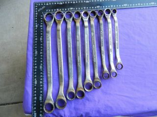 Sidchrome Whitworth / Af Metric Double End Ring Spanner Tool Vintage X 9