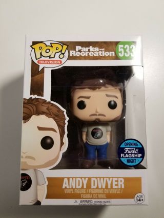 Funko Pop Andy Dwyer (mouse Rat) 533 2019 Fugitive Toys Exclusive 1 Of 500.