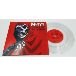 Misfits Psycho In The Wax Museum 7 " Clear Vinyl 45 Rpm Never Played Promo