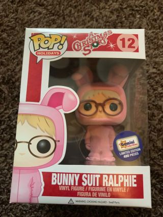 Funko Pop Gemini Flocked Bunny Suit Ralphie A Christmas Story Funko Pop