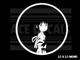 Spirited Away - Chihiro - Ghibli - Anime - Vinyl Decal Sticker