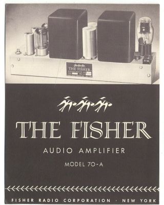 Fisher Radio Sales Brochure 