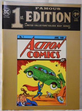 Famous First Edition C - 26 (1974,  Dc) Reprint Action Comics 1 [superman] Nm