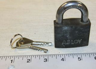 Abloy 3071 Padlock W/ 2 Keys - High Security - Made In Finland
