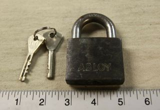 Abloy 3071 padlock w/ 2 keys - high security - made in Finland 2