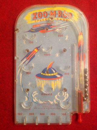 Zoo - M - Roo Space Game Pinball Toy 1950 