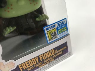 Funko Fundays 2019 SDCC Pop Freddy Funko Frankenstein Very Rare rare 1 of 350 3