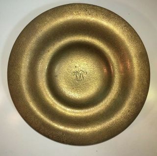 Vintage Antique TIFFANY STUDIOS YORK Gilt Bronze Bowl 1708 2