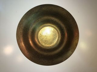 Vintage Antique TIFFANY STUDIOS YORK Gilt Bronze Bowl 1708 3