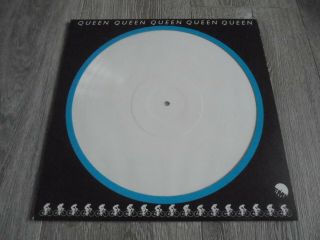 Queen - Jazz France Lp Emi Picture Disc White Vinyl Test Pressing