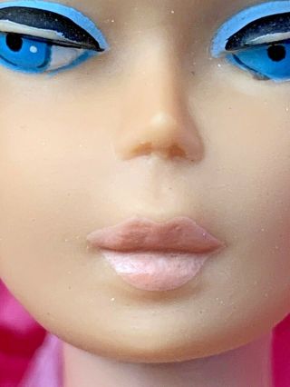 Vintage Barbie Low Color Pale Blonde American Girl Doll Head ALL 2