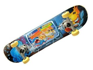 Vintage World Industries Flame Boy & Wet Willy 31 " Skateboard - Retro Game Style
