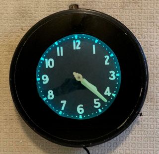 LARGE Vintage Glo - Dial Electric NEON 22 