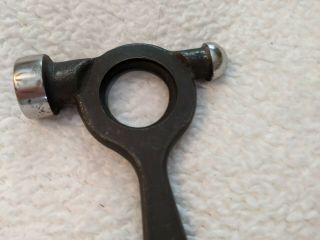 Starrett No.  815 Toolmakers Hammer With Built - In Magnifying Lens