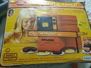 Easy Bake Oven Betty Crocker Kenner 1973 Vintage Classic 4 Pans