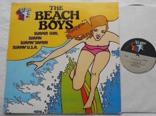 The Beach Boys Surfer Girl,  Surfin.  Ex To Nm - Canada Only 1979 Lp