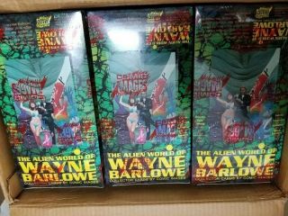 12 box The Alien World of Wayne Barlowe Collector Cards by Comic Image DEAL 1994 2