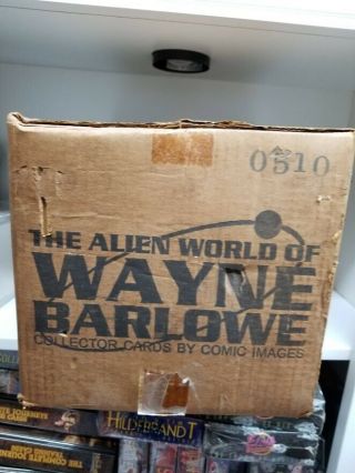 12 box The Alien World of Wayne Barlowe Collector Cards by Comic Image DEAL 1994 3