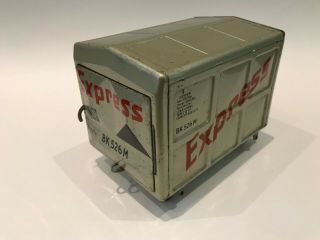 Arnold Air Express Container Tin Toy With Doors Made in West Germany 2