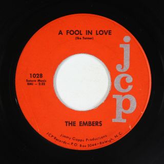 Northern Soul 45 - Embers - A Fool In Love - Jcp - Mp3