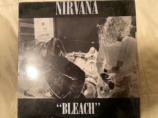Nirvana Bleach Rare Black Vinyl In Shrink Sub Pop