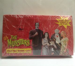 The Munsters Trading Cards Box 36 Packs Includes 6 Lenticular Chase Cards