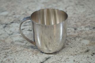 Vintage Georg Jensen Sterling Silver Baby Cup 4426 Weight 100 Grams - Has Dents