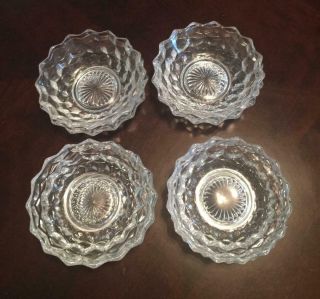 Set Of 8 Vintage Fostoria America Crystal Clear Bowls