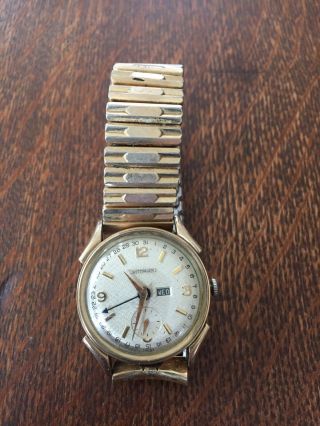 Vintage Wittnauer 10k Gold Filled 17 Jewels Mens Watch