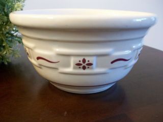 Longaberger Pottery Usa Woven Traditions 6 1/2 " Mixing Serving Bowl