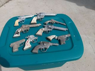 Toy Guns And Parts Of Old Guns From The 50 