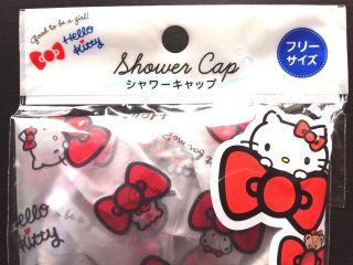 Sanrio Hello Kitty Ribbon Cute Shower Cap Bath Time Round 46cm Size