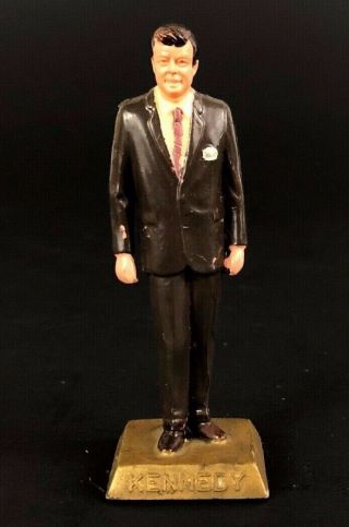 Vintage 1960s Marx Hand Painted John F Kennedy 35th Us President 2.  75 " Figurine
