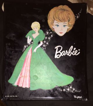 1963 Mattel,  Vintage Barbie With Case And 2 Barbies