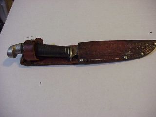 Vintage Western Boulder Colorado Hunting Knife Carbon Steel 3 1/2 Inch Blade