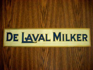 Vintage De Laval Milker Sign Feed Seed Farm