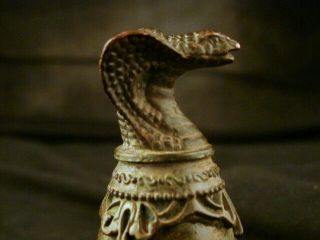 Antique Chinese Brass Hand Made Snake Cup Naa036