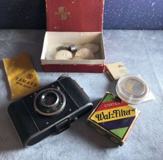 Vintage Korelle F.  Deckel München Compur Camera W/ Walzfilter Rexer