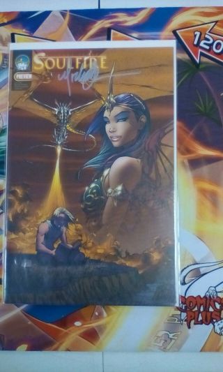 Soulfire Preview Signed By Michael Turner W/coa