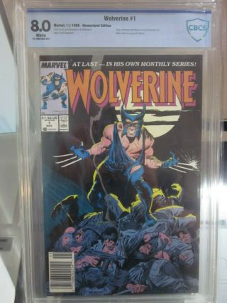 Wolverine (1988 Series) 1 (cbcs 8.  0) Marvel Comics First Patch
